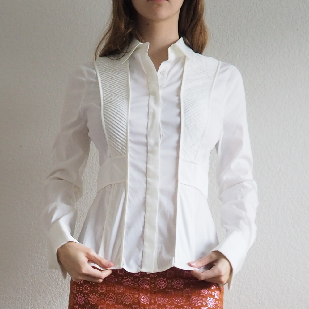 NWT BCBGMaxAzria Paneled Shirt